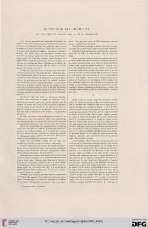 4: Exposition rétrospective de tableaux et dessins des maitres modernes