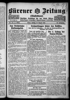 Bürener Zeitung. 1896-1935