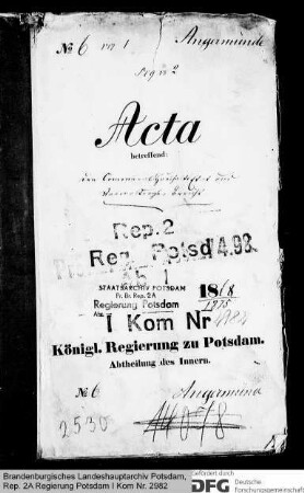 Kommunalhaushaltspläne und Verwaltungsberichte der Stadt Angermünde