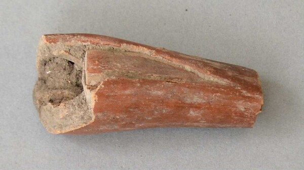 Fragment de pipe en terre cuite