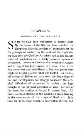 Chapter V. Pheidias And The Parthenon.