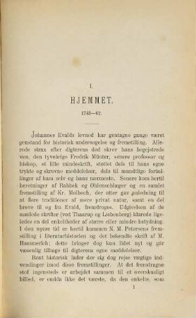 Johannes Evald : Af Adolf D. Jørgensen. Med Digterens Portraet efter Kleve