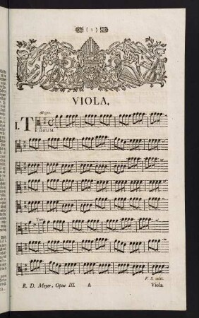 Opus III. Viola.