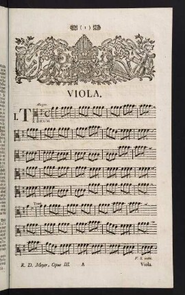 Opus III. Viola.