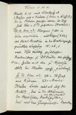 48r-49r 11.11.-13.11.1903 Triest - Wien