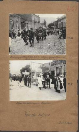 Tiflis: Die Leichenwagen im Trauerzuge
