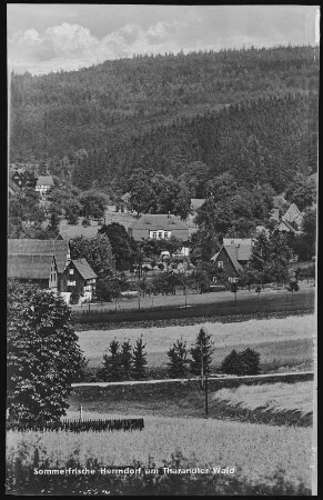 Herrndorf. Blick auf Herrndorf