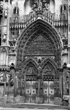 Thann: Portal des Münsters, St. Theobald