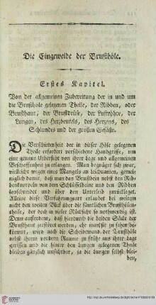 Die Eingeweide der Brusthoele