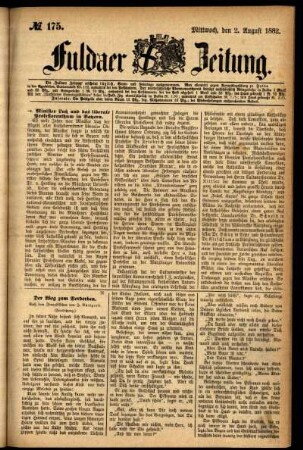 Ausgabe vom Mittwoch, den 02. August 1882.