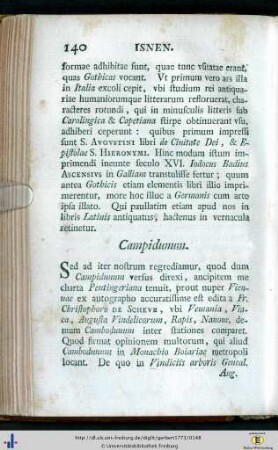 Campidunum - Memminga - Buxheim