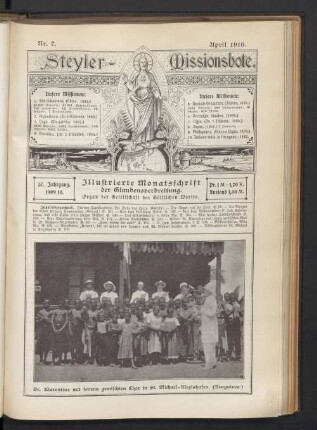 Nr. 7. April 1910. 37. Jahrgang.