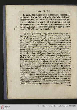 Thesis XII