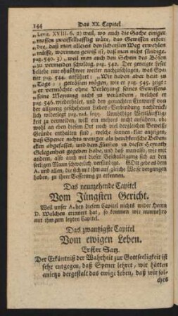 Das zwantzigste Capitel Vom ewigen Leben.