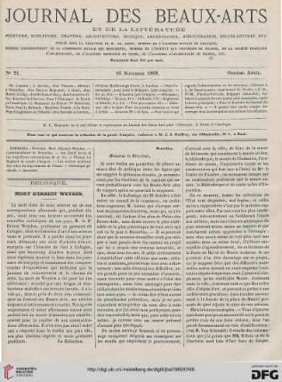 Nr. 21 (16 Novembre 1869)