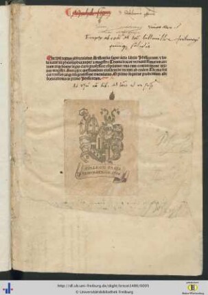 Incipit textus abbreuiatus Aristotelis super octo libris Phisicorum [et] tota naturali philosophia