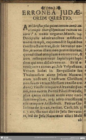 Erronea Iudaeorum Quaestio