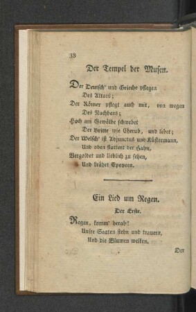 Der Tempel der Musen.