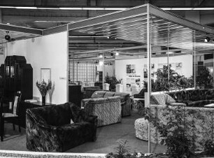 Ausstellungsfläche des VEB Möbelkombinat Dresden-Hellerau