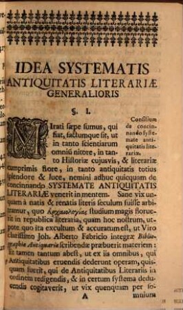 Idea Systematis Antiquitatis literariae