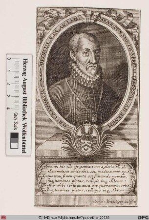 Bildnis Hendrik de Smet (lat. Henricus Smetius)