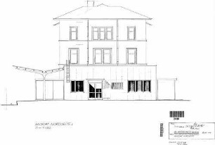 Heidenheim: Um- und Erweiterungsbau - Ansicht Nordseite Empfangsgeb.