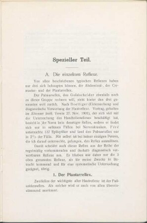 Spezieller Teil.
