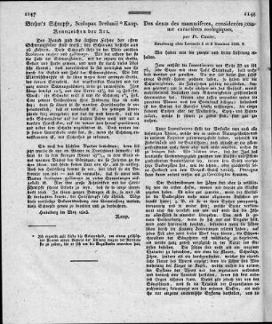 Des dents des mammifères : considérées comme caractères zoologiques / Frédéric Cuvier. - Strasbourg : Levrault. - 2te und 3te Lfg., 1822