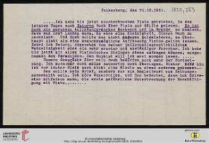 Heid. Hs. 3820,359: Brief von Emil Lask an Heinrich Rickert