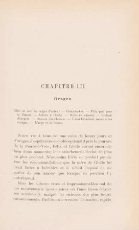 Chapitre III. Orages