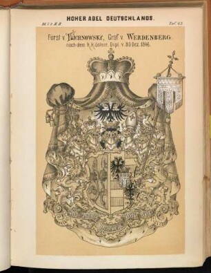 Taf. 43. Fürst v. Lichnowsky, Graf v. Werdenberg.