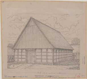 Sabbenhausen (Kreis Detmold): Kloster Falkenhagen. Scheune (Ansicht)