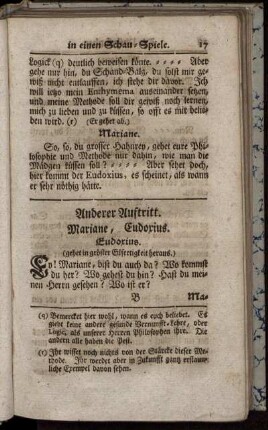 Anderer Auftritt. Mariane, Eudorius.