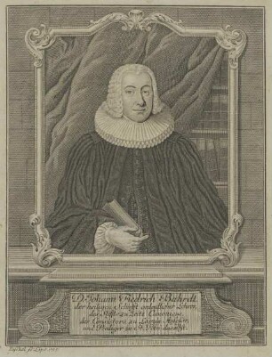 Bildnis des Johann Friedrich Bahrdt