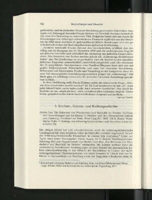 5. Kirchen-, Geistes- und Kulturgeschichte.