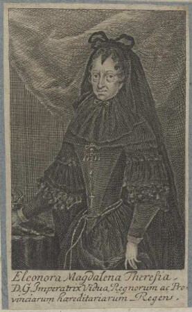 Bildnis der Eleonora Magdalena Theresia, Kaiserin des Römisch-Deutschen Reiches
