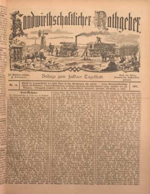 14: Beilage vom Montag, 1. Juli 1901