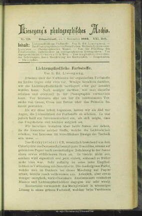 Lichtempfindliche Farbstoffe