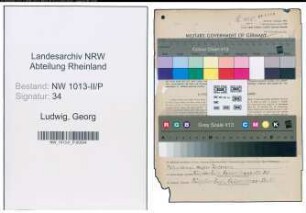 Entnazifizierung Georg Ludwig , geb. 01.12.1902 (Schuhmacher)