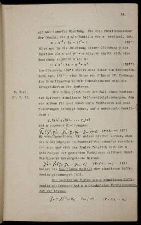 Kanonische Gestalt eines Systemes