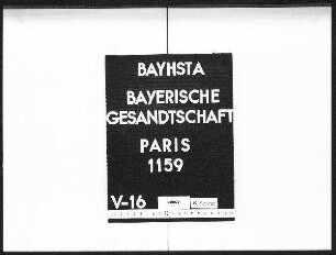 Anordnungen zum gesandtschaftlichen Geschäftsbetrieb und zur Berichterstattung sowie Beschwerde über die Öffnung von versiegelten Briefen (1828)