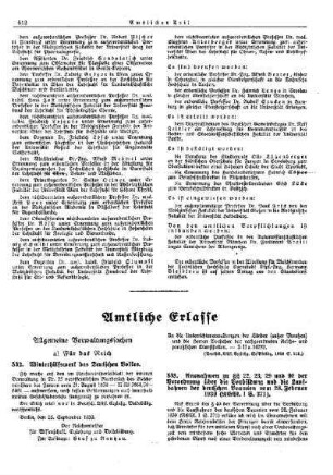 Winterhilfswerk des Deutschen Volkes : [Allgemeine Verwaltungssachen] ; [Für das Reich] ; [Amtliche Erlasse] ; [Amtlicher Teil]