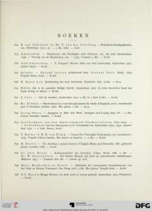 Boeken (Nr. 814-864)