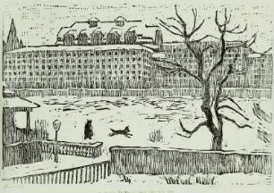 Dresden: Blick vom Japanischen Palais über die Elbe