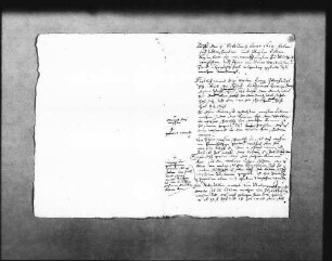Entwurf des Arbeitsvertrages für Kilian Kesenbrot zur Errichtung der Drahtmühle, unterschrieben von Schickhardt (Folio Doppelblatt)