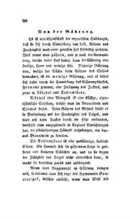 Von der Gährung