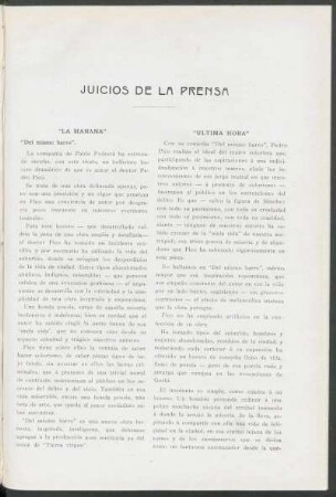 Juicios de la prensa