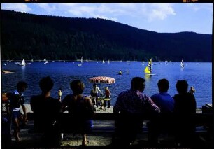 Titisee: Publikum am Seeufer