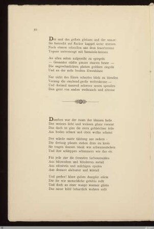 Der saal des gelben gleisses und der sonne