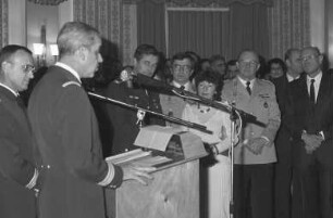 Neujahrsempfang der französischen Garnison in Karlsruhe in der Pagézy-Kaserne